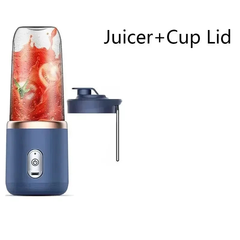 GIOIO 400ml Portable USB Blender – Mini Electric Juicer Cup for Smoothies, Milkshakes & Travel