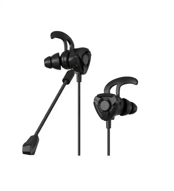 Wired Gaming Earbuds – In-Ear Headset with Microphone & Volume Control