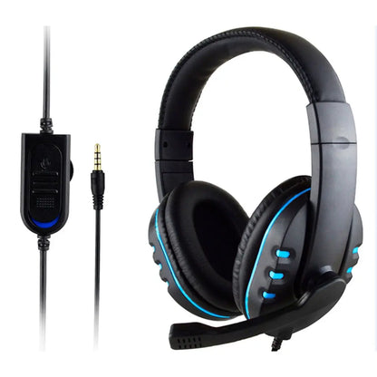 3.5mm Wired Gaming Headset – Stereo Headphones with Microphone & Volume Control