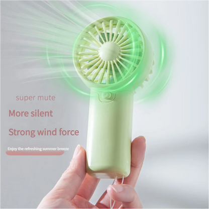 Compact Pocket Handheld Fan – Lightweight Portable Fan with Battery Power