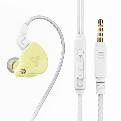 QKZ AK3 FiLe Wired Earphones – HiFi In-Ear Headphones with Microphone