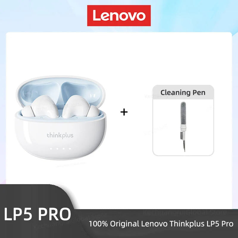 Lenovo LP5 Pro TWS Wireless Earbuds – Bluetooth 5.4 with ANC, HiFi Sound & Microphone