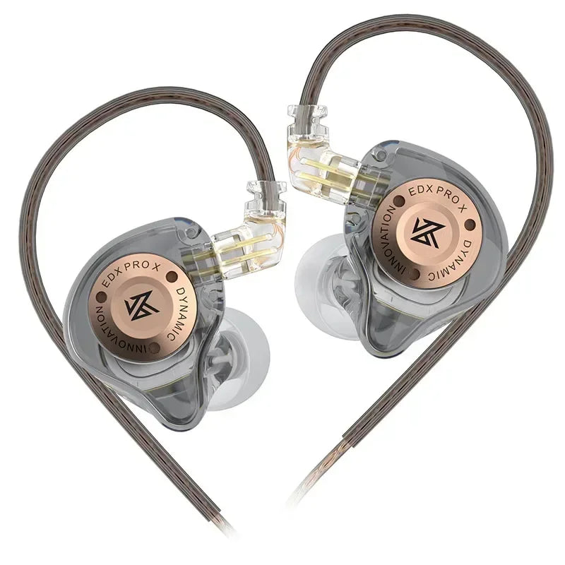KZ EDX PRO X Wired Earphones – HiFi Dynamic In-Ear Headphones with Microphone & Detachable Cable