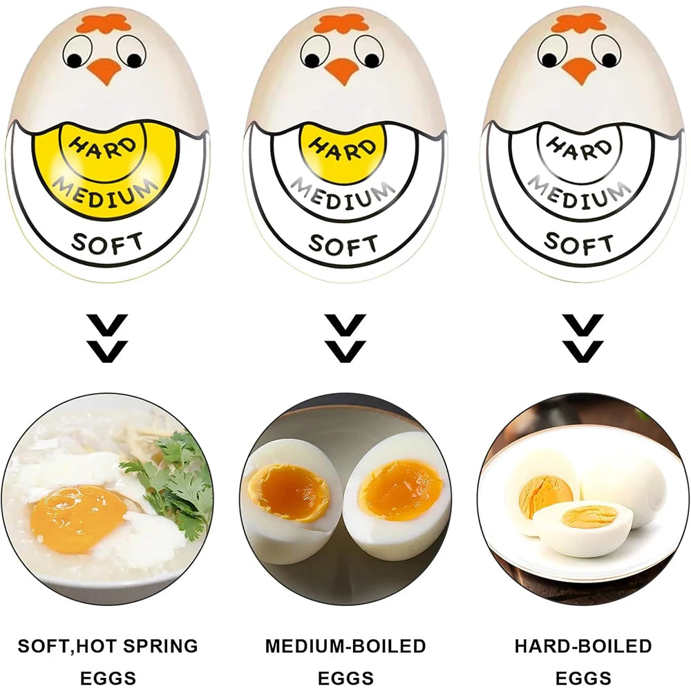 Color-Changing Egg Timer – Visual Indicator for Soft, Medium & Hard-Boiled Eggs