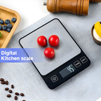10kg Digital Kitchen Scale – LCD Display Food & Baking Weight Scale with 1g Precision