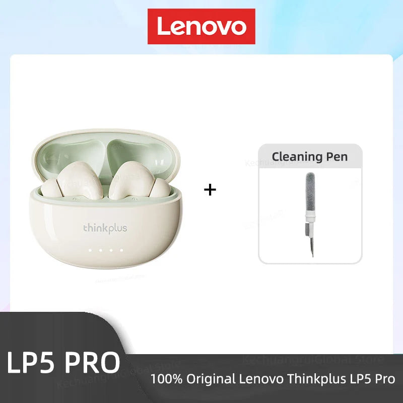 Lenovo LP5 Pro TWS Wireless Earbuds – Bluetooth 5.4 with ANC, HiFi Sound & Microphone