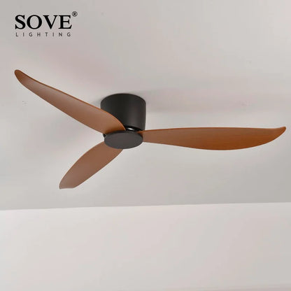 Low-Profile Modern BLDC Ceiling Fan – Remote-Controlled Ventilation Fan for Home