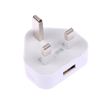 UK 3-Pin USB Wall Charger – Universal Plug Adapter with 1 or 2 USB Ports