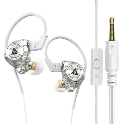 QKZ AK3 FiLe Wired Earphones – HiFi In-Ear Headphones with Microphone