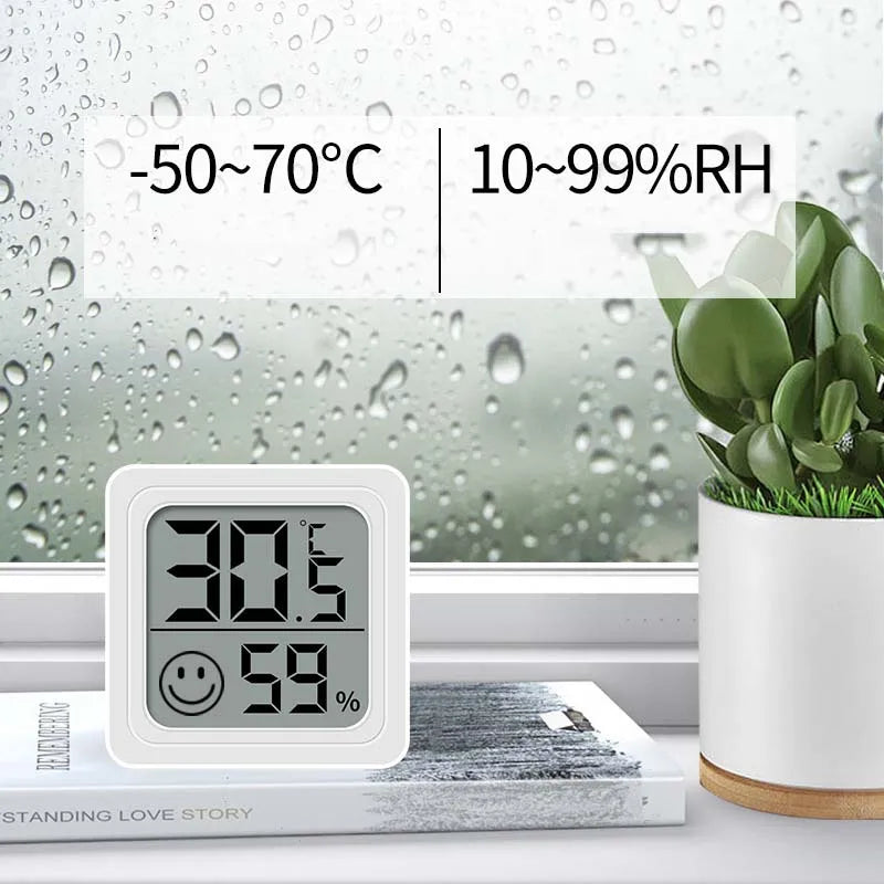 Digital Indoor Temperature & Humidity Meter – LCD Room Thermometer & Hygrometer for Home