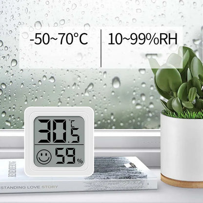 Digital Indoor Temperature & Humidity Meter – LCD Room Thermometer & Hygrometer for Home