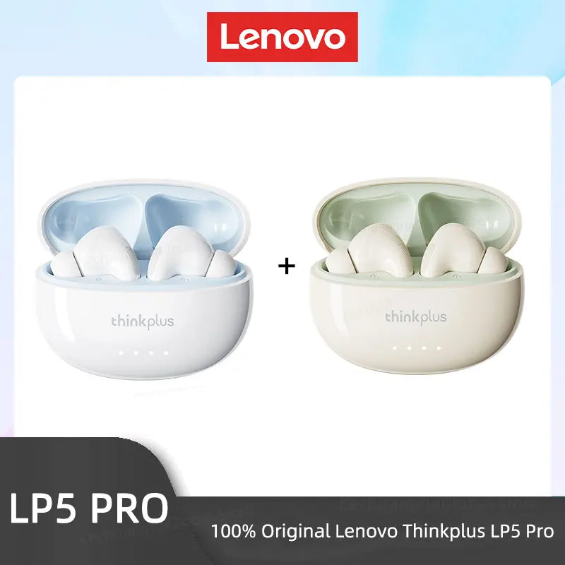 Lenovo LP5 Pro TWS Wireless Earbuds – Bluetooth 5.4 with ANC, HiFi Sound & Microphone
