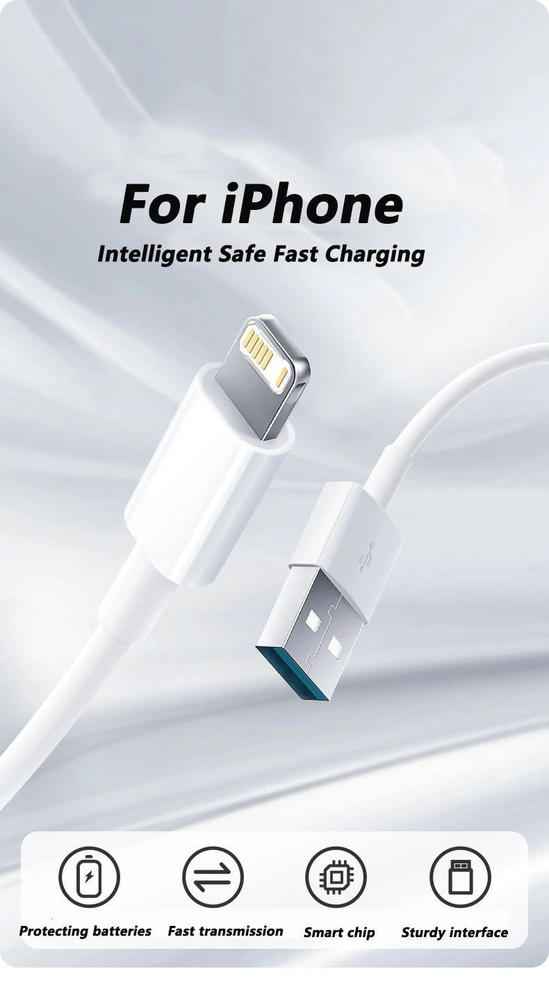 35W USB-C PD Fast Charging Cable – Type-C Charging & Data Cable for iPhone & Compatible Devices