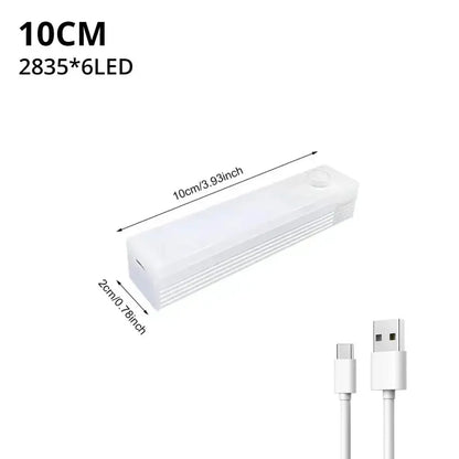 HVIERO 50cm Rechargeable Motion Sensor Light – USB-C? Magnetic LED Cabinet & Closet Light