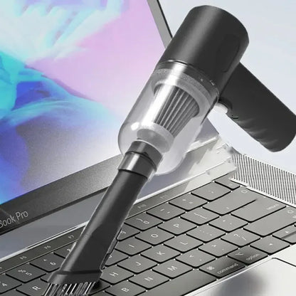 9000Pa Wireless Car Vacuum Cleaner – Portable USB Rechargeable Wet & Dry Mini Vacuum