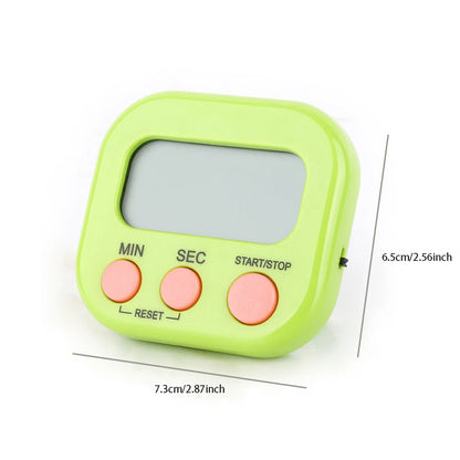 Digital Kitchen Timer – 99-Minute Countdown with Magnetic Back & Stand