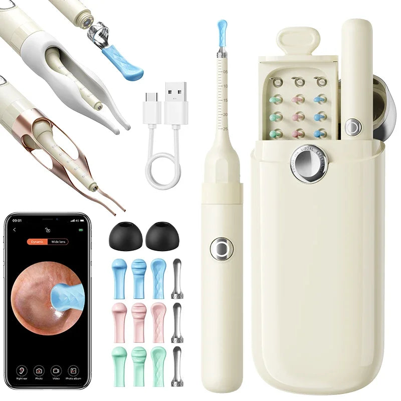 Smart Visual Ear Wax Cleaner with 800W HD Camera – Multi-Functional Ear Cleaning Tool