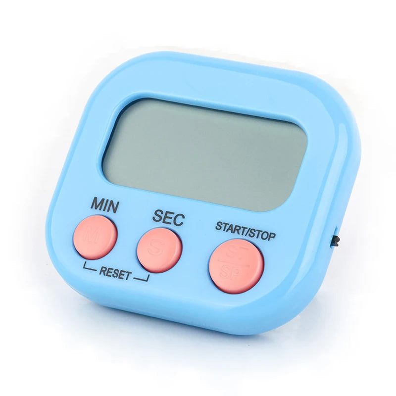 Digital Kitchen Timer – 99-Minute Countdown with Magnetic Back & Stand