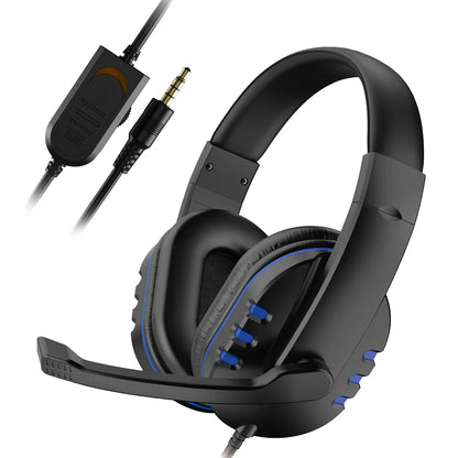 3.5mm Wired Gaming Headset – Stereo Headphones with Microphone & Volume Control
