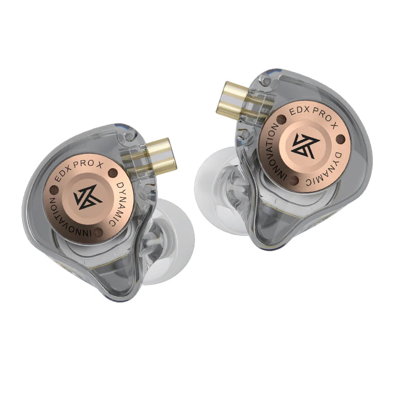 KZ EDX PRO X Wired Earphones – HiFi Dynamic In-Ear Headphones with Microphone & Detachable Cable