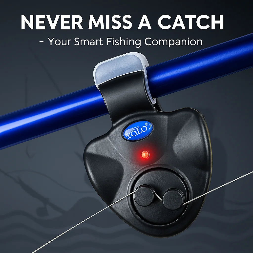 YOLO Electronic Fishing Bite Alarm – Loud Siren with Day & Night Indicator