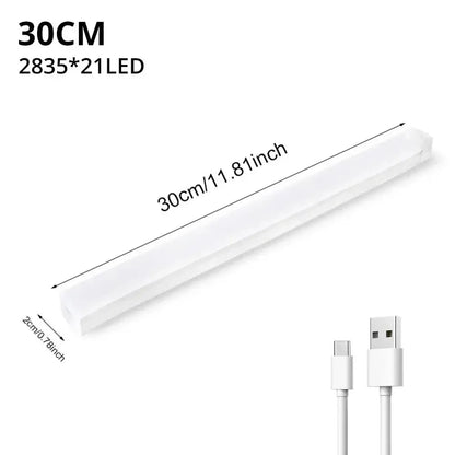 HVIERO 50cm Rechargeable Motion Sensor Light – USB-C? Magnetic LED Cabinet & Closet Light