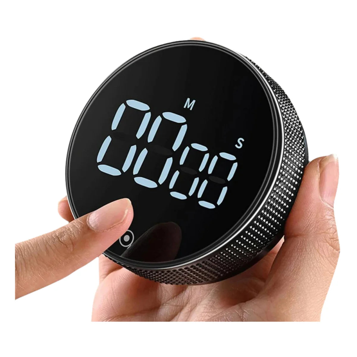 DINRGO Magnetic Kitchen Timer – Digital Rotary Countdown Timer for Cooking, Baking & Everyday Tasks