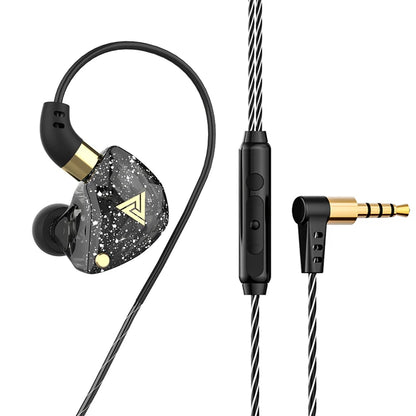 QKZ AK3 FiLe Wired Earphones – In-Ear HiFi Headphones with Microphone
