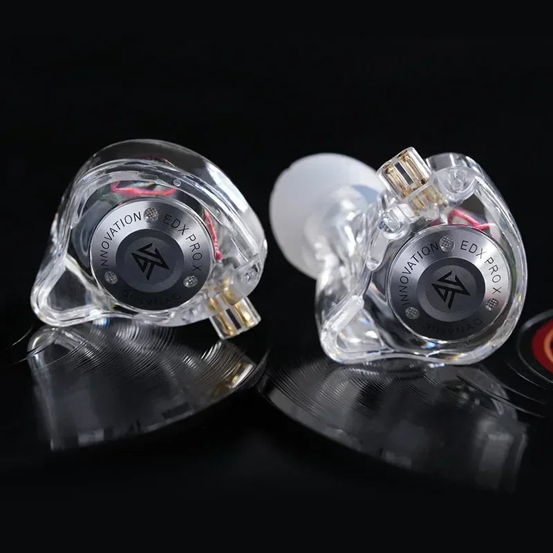 KZ EDX PRO X Wired Earphones – HiFi Dynamic In-Ear Headphones with Microphone & Detachable Cable