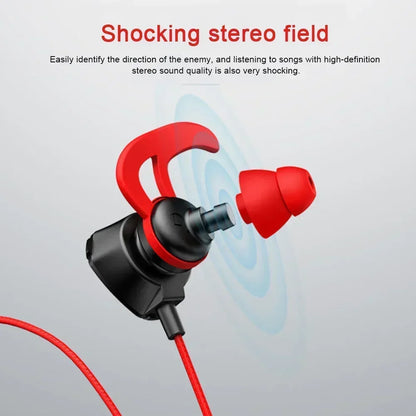 G1 Wired Gaming Earbuds – In-Ear Headphones with Microphone for PC, PS4 & Mobile