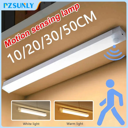 Pzsunly Rechargeable Motion Sensor Light – Type-C LED Cabinet & Wardrobe Light