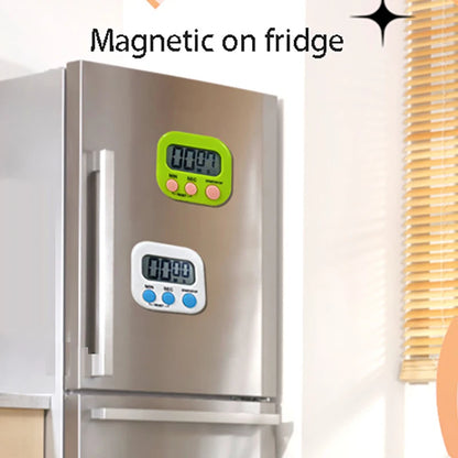 Digital Kitchen Timer – 99-Minute Countdown with Magnetic Back & Stand