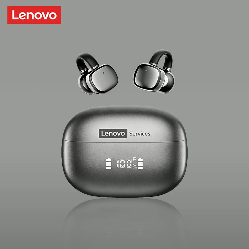 Lenovo RS119 Pro Open-Ear Ear Clip Earbuds – Bluetooth 6.0 Wireless Sports Headphones with Touch Controls