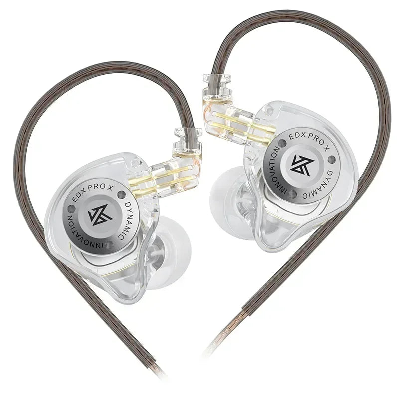 KZ EDX PRO X Wired Earphones – HiFi Dynamic In-Ear Headphones with Microphone & Detachable Cable