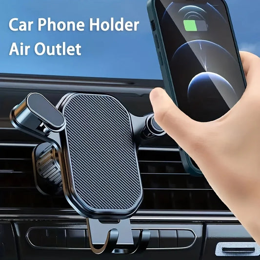 Universal Car Air Vent Phone Holder – Adjustable Clip Mount for 4.7–6.7" Smartphones