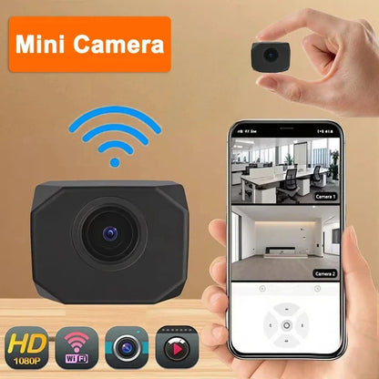 1080P HD Mini WiFi Security Camera – Portable Remote Monitor with Smart Home Surveillance