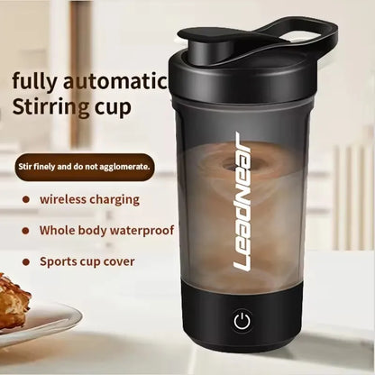 Portable Electric Blender Cup – Rechargeable USB Protein Shaker & Smoothie Maker for Gym, Travel & Outdoors